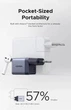 Зарядное устройство Ugreen X840 GaN 45W USB-C быстрая зарядка PD3.0 QC3.0 PPS для iPhone 17 16 15 Pro Max, Samsung S26, S25, iPad, планшета, Macbook Air Grey (95692) - изображение 6