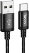 Кабель Hoco X91 Radiance charging data cable for Type-C 3 м Black (6931474788726) - зображення 1