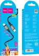 Кабель Hoco X86 iP Spear PD silicone charging data cable Black (6931474777898) - зображення 2