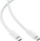 Кабель Acefast C18-03 USB-C to USB-C braid charging data cable White (6974316284253) - зображення 3