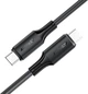 Кабель Acefast C17-03 USB-C to USB-C silicone charging data cable Black (6974316284161) - зображення 4