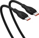 Кабель Baseus Pudding Series Fast Charging Cable Type-C to Type-C 100W 1.2 м Cluster Black (P10355702111-00) - зображення 4