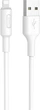 Кабель Hoco X25 USB to iP 2A, 1 м, PVC, PVC connectors White (6957531080114) - зображення 1