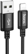 Кабель Hoco X91 Radiance charging data cable for iP 3 м Black (6931474788702) - зображення 1
