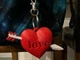 Брелок у формі серця пронизаного стрілою з написом love. Aivory - изображение 1