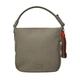 Жіноча сумка-мішок екошкіра David Jones світло-сірий CM8384 l.grey - изображение 1