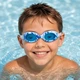 Окуляри для плавання Speedo для дітей, сині, вік 6-14 років, з принтом - изображение 2