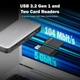 Порт-репликатор Digitus USB-C > HDMI/2xUSB-A/USB-C/SD/MicroSD/RJ54 - изображение 8