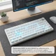 Клавіатура Ajazz AK820 Red Switch White (AK820-R-W) [163666] - зображення 15