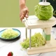 Капусторезка механическая CABBAGE CUTTER шинковка для капусты с 3 запасными лезвиями в комплекте - изображение 3
