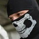 Балаклава-трансформер з принтом Skull чорна розмір універсальний - зображення 5