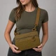 Тактична сумка через плече Cordura з патч-панеллю койот 30×18 см - зображення 6