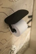 Держатель для туалетной бумаги HANSGROHE Wallstoris 27928670 с полочкой для телефона черный - изображение 3