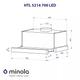 Вытяжка MINOLA HTL 5214 BL 700 LED - изображение 11