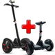 Гіроскутер із ручкою Smartway, 2в1 сигвей ninebot mini чорний - изображение 1