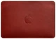 Кожаный чехол для MacBook 13 из натуральной кожи Краст конверт защитный для MacBook Air и Pro красный 69686 - изображение 1
