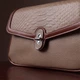 Сумка женская кросс-боди через плечо из натуральной кожи маленькая Vintage Бежевый 36702 - изображение 17