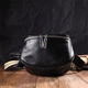 Сумка жіноча крос-боді через плече з натуральної шкіри Vintage Чорний 37919 - зображення 9