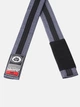 Детский пояс для БЖЖ Kids BJJ Gi Belt Grey Black Stripe M0 Цвет Черный (501280-805-M0) - изображение 2