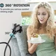 Универсальный держатель подставка Ring Lazy Bracket (для телефона, гибкий и крепкий, надежное крепление) - Черный - изображение 2