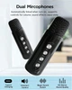 Портативная караоке-машина Lebo 219S Bluetooth с двумя микрофонами и сабвуфером - изображение 2