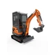 Миниэкскаватор дизельный GTM G-Tex 1800NС (18.64 кВт, 25 л.с., до 2.13 м, 1800 кг) - изображение 4