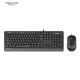 Комплект проводной A4Tech FS1010Q USB Grey - изображение 2