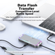Док-станция YOYOTER USB-C Gen2 10G High-Speed HDMI 4K/60Hz Gigabit Ethernet RGB Lighting, универсальная для ноутбуков, телефонов и планшетов. - изображение 4