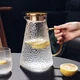Набор стеклянных чашек CRISTALGLASS для дома, чашки для заваривания чая, чашки для питья воды, термостойкие, роскошный высококачественный кувшин с кованым узором. - изображение 4