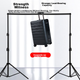 YOUFES YH1A 2*2-метровый фон для прямой трансляции фотосъемки, подставка для зеленого экрана, фон для хромакея, подставка для фотофона, специализированное фотооборудование для портретных и идентификационных фотографий, утолщенная телескопическая рама. - изображение 4