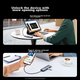 Док-станция расширения UGREEN Type-C, док-станция расширения HDMI, конвертер для зеркального отображения экрана, сетевой концентратор, кард-ридер, совместима с ноутбуками Apple Mac 16/17 и Huawei, Thunderbolt 4. - изображение 9