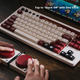 8BitDo Retro87 механічна клавіатура, бездротова ігрова та офісна універсальна трирежимна Bluetooth дротова ПК ноутбук Android ретро-клавіатура - зображення 11