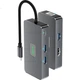 Док-станція Acer Type-C Gigabit Ethernet адаптер USB 3.2 концентратор дротова мережева карта RJ45 конвертер 4K60Hz HD PD зарядний пристрій док-станція - зображення 1