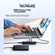 UGREEN USB 3.0 Hub Splitter, высокоскоростной 4-портовый концентратор-док-станция расширения, многопортовый адаптер-конвертер для ноутбуков и настольных компьютеров (4 порта) - изображение 3