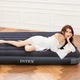 INTEX Двомісний великий надувний матрац із вбудованою подушкою, портативне ліжко для дому та використання на вулиці, розкладне ліжко 64143N - зображення 7