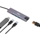 Док-станція розширення Netac Type-C до USB 3.0-хаба з гігабітним Ethernet-адаптером RJ45, універсальна для комп'ютерів Apple, планшетів та ноутбуків Huawei HC031 - изображение 2