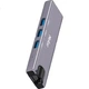 Док-станція розширення Netac Type-C до USB 3.0-хаба з гігабітним Ethernet-адаптером RJ45, універсальна для комп'ютерів Apple, планшетів та ноутбуків Huawei HC031 - изображение 1