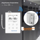 Дистанционный датчик температуры и сигнализации Elitech RCW-800W для серверных помещений, промышленный складской измеритель температуры и влажности с подключением по Wi-Fi. - изображение 6
