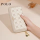 Сумка POLO, женский кошелек, длинный держатель для карт, клатч, с несколькими отделениями для карт, кошелек для монет, цветочный принт, подарок на день рождения для женщины. - изображение 8