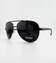 Мужские Солнцезащитные Очки Авиаторы POLARIZED P328 C3 с Поляризацией и Флексом, Черные - изображение 5