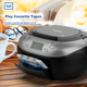CD-магнітофон PHILIPS AZ5368, CD-програвач, касетний програвач, ретранслятор, конвертер USB-накопичувача на касету, аудіосистема з динаміками для домашнього викладання та іспитів - зображення 6