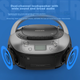 CD-магнітофон PHILIPS AZ5368, CD-програвач, касетний програвач, ретранслятор, конвертер USB-накопичувача на касету, аудіосистема з динаміками для домашнього викладання та іспитів - зображення 9