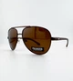 Солнцезащитные Очки Капли Авиаторы POLARIZED P328 C.2 с Поляризацией, Коричневые - изображение 3