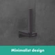 Держатель для туалетной бумаги HANSGROHE AddStoris 41756670 черный - изображение 3