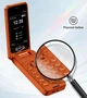 Кнопковий телефон-розкладачка SERVO X9 PRO на 3 SIM-карти, Помаранчевий - зображення 15
