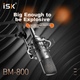 Микрофон конденсаторный ISK BM800, комплект со звуковой картой, для стриминга - изображение 5