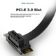 Райзер-удлинитель KELEPU PCI-E x1 3.0 для сетевой и звуковой карты, 20 см, черный - изображение 10