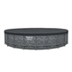 Каркасний басейн BestWay 561KE (132*610 см., об'єм: 33240 л., пісочний фільтр-насос 8327 л/рік, наповнювач Polysphere, стремянка, тент, серія: APX 365) - зображення 4