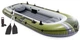 Човен надувний Intex 66334 «Seahawk 4» (48*145*351 см, гребний, чотиримісний, трикамерний, весла ↔137 см, ручка, ручний насос, надувне дно, до 480 кг) - изображение 2