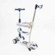 Самокат-беговел триколісний Skyper GH-51784 (колеса: передні Ø4,92"/заднє Ø3,94"/PU, рама алюм./складна, сидіння, бампер, батьк. ручка, до 25/50 кг) - изображение 3